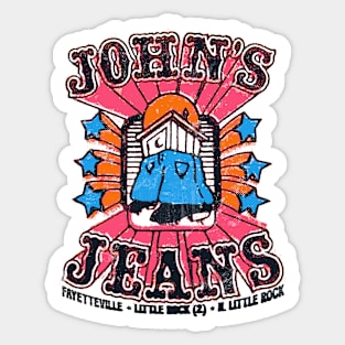 John's Jeans Sticker